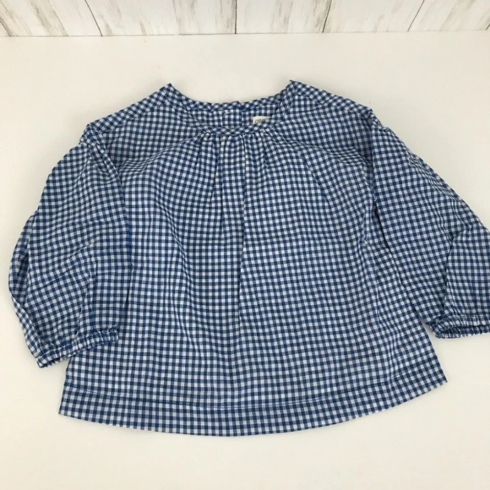 Gymboree‎ Blue Gingham Top Blouse 2T NWT